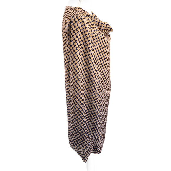 C/MEO COLLECTIVE Womens Size Small Geometric Retro Bell Sleeve Draped Dress - Picture 3 of 9